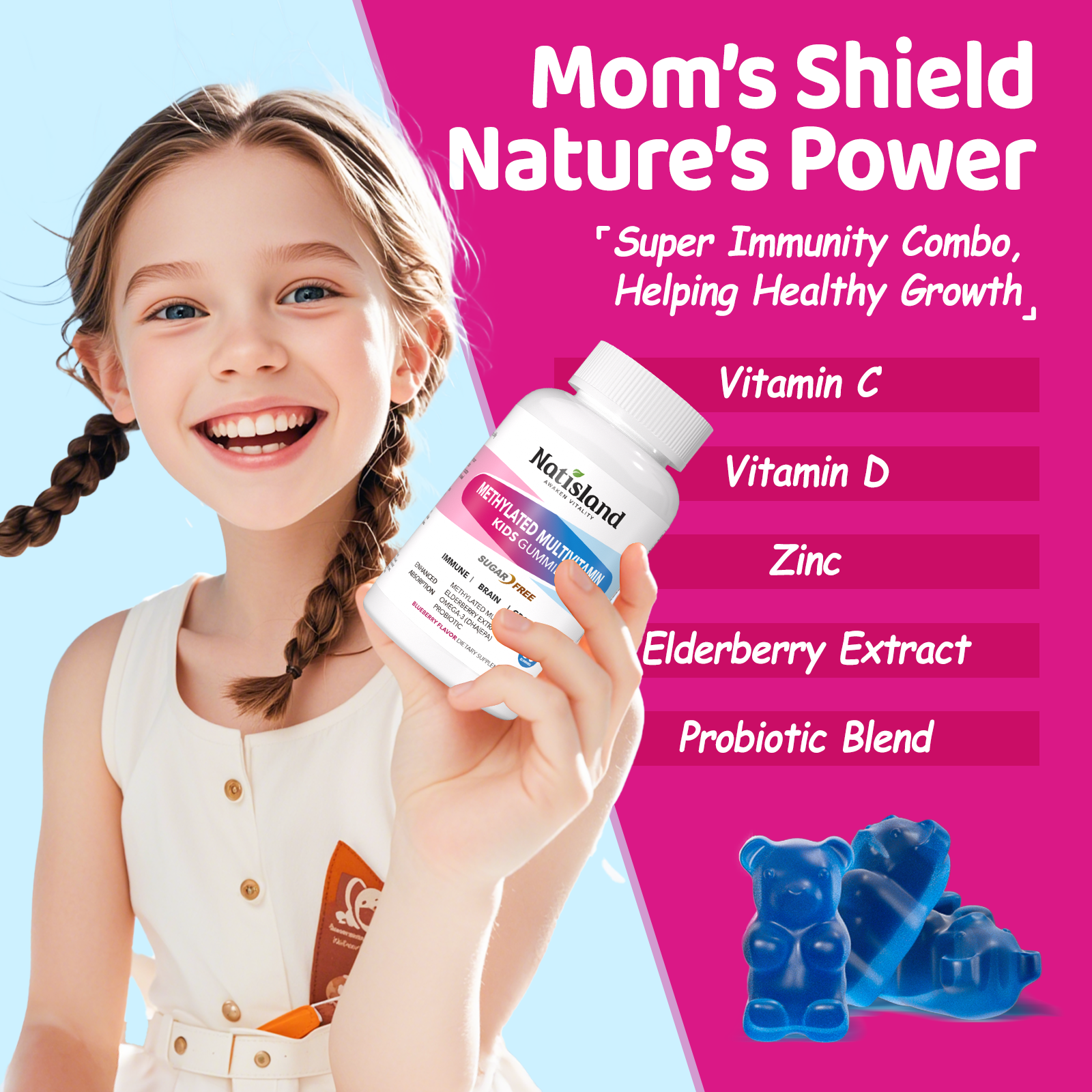 Kids Methylated Multivitamin Gummies - Image 3